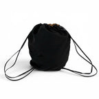 Bottega Veneta Reversible Backpack Nappa Sac Black Leopard Nylon Canvas — view 5
