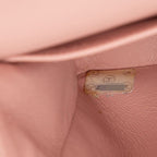 Chanel CC Logo Quilted Chain Shoulder Bag Pink Lambskin