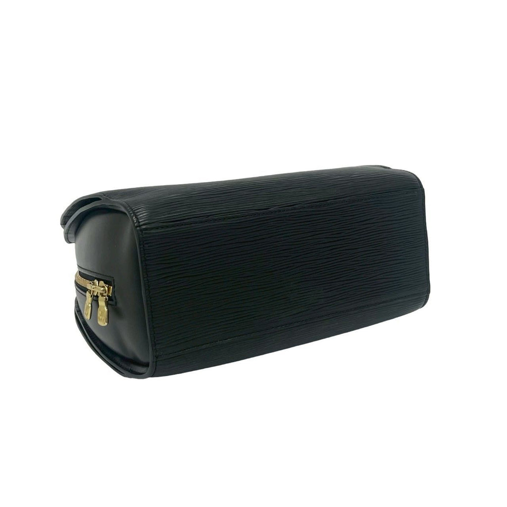 Louis Vuitton Pont Neuf Epi Leather Gold Boston Bag Noir Black — view 7