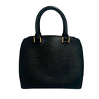 Louis Vuitton Pont Neuf Epi Leather Gold Boston Bag Noir Black — view 3