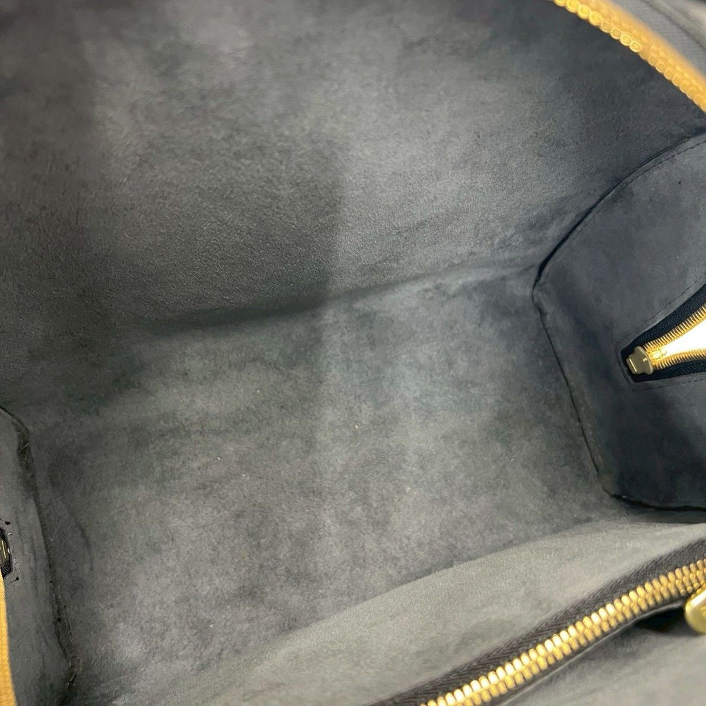 Louis Vuitton Pont Neuf Epi Leather Gold Boston Bag Noir Black — view 9