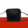 Loewe Vintage Anagram Logo Nappa Leather Mini Shoulder Bag Pochette Black