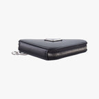Prada Triangle Chain Pouch Black Leather — view 3