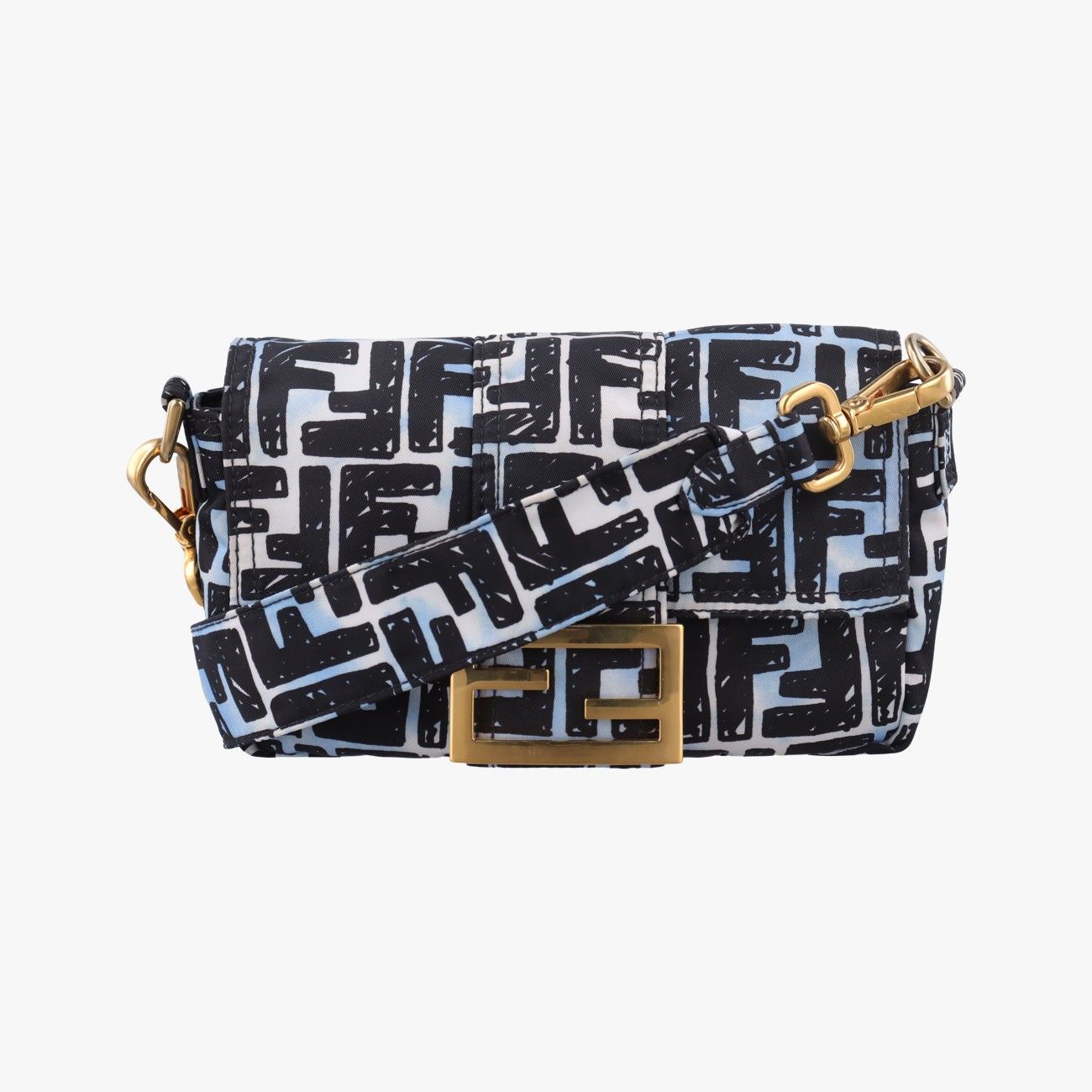 Fendi Mamma Bucket Black Nylon Shoulder