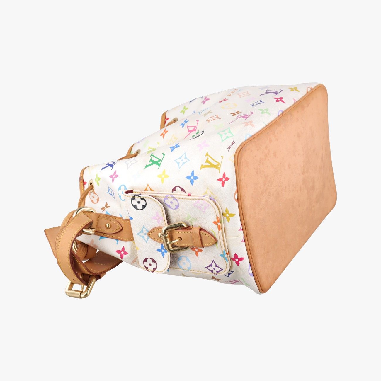 Louis Vuitton Petit Noe Blanc Monogram Multicolor — view 7