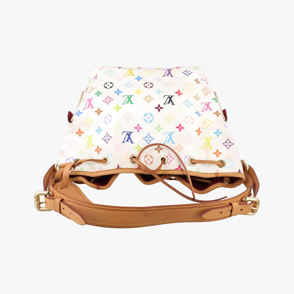 Louis Vuitton Petit Noe Blanc Monogram Multicolor — view 8