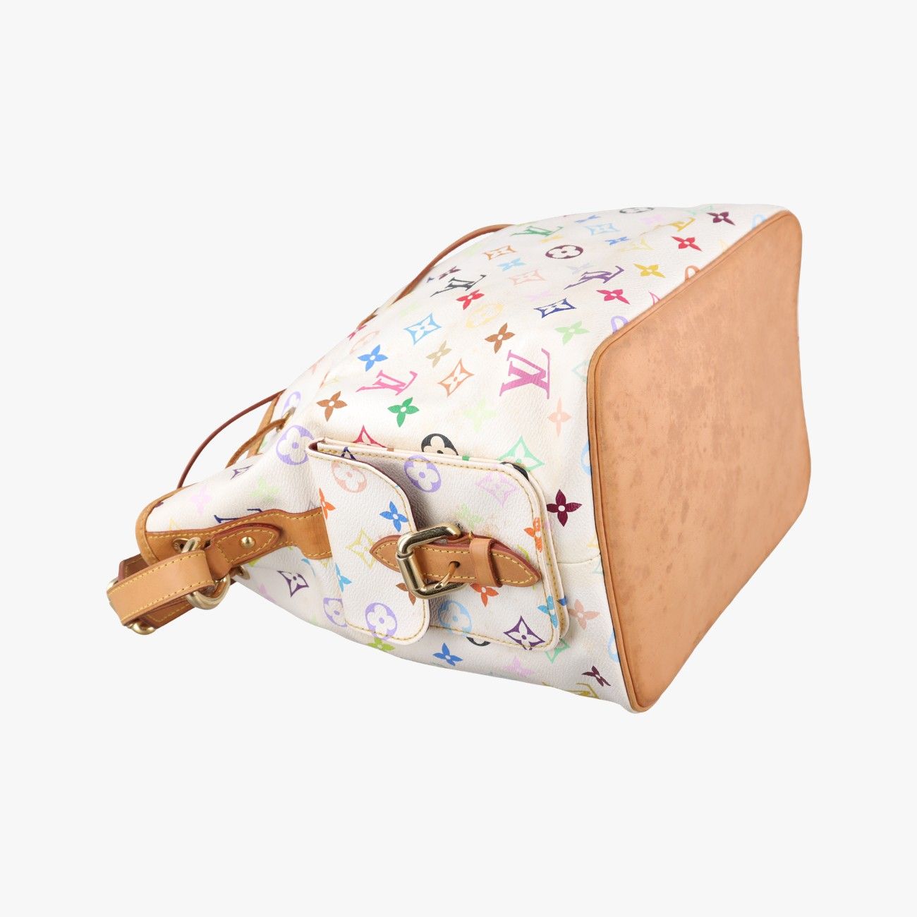 Louis Vuitton Petit Noe Blanc Monogram Multicolor — view 5