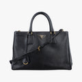 Prada Galleria Black Saffiano Leather 165 31 Shoulder