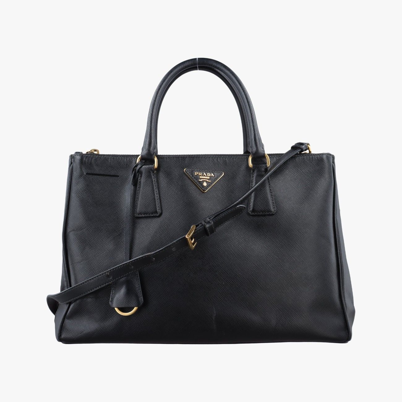 Prada Galleria Black Saffiano Leather 165 31 Shoulder