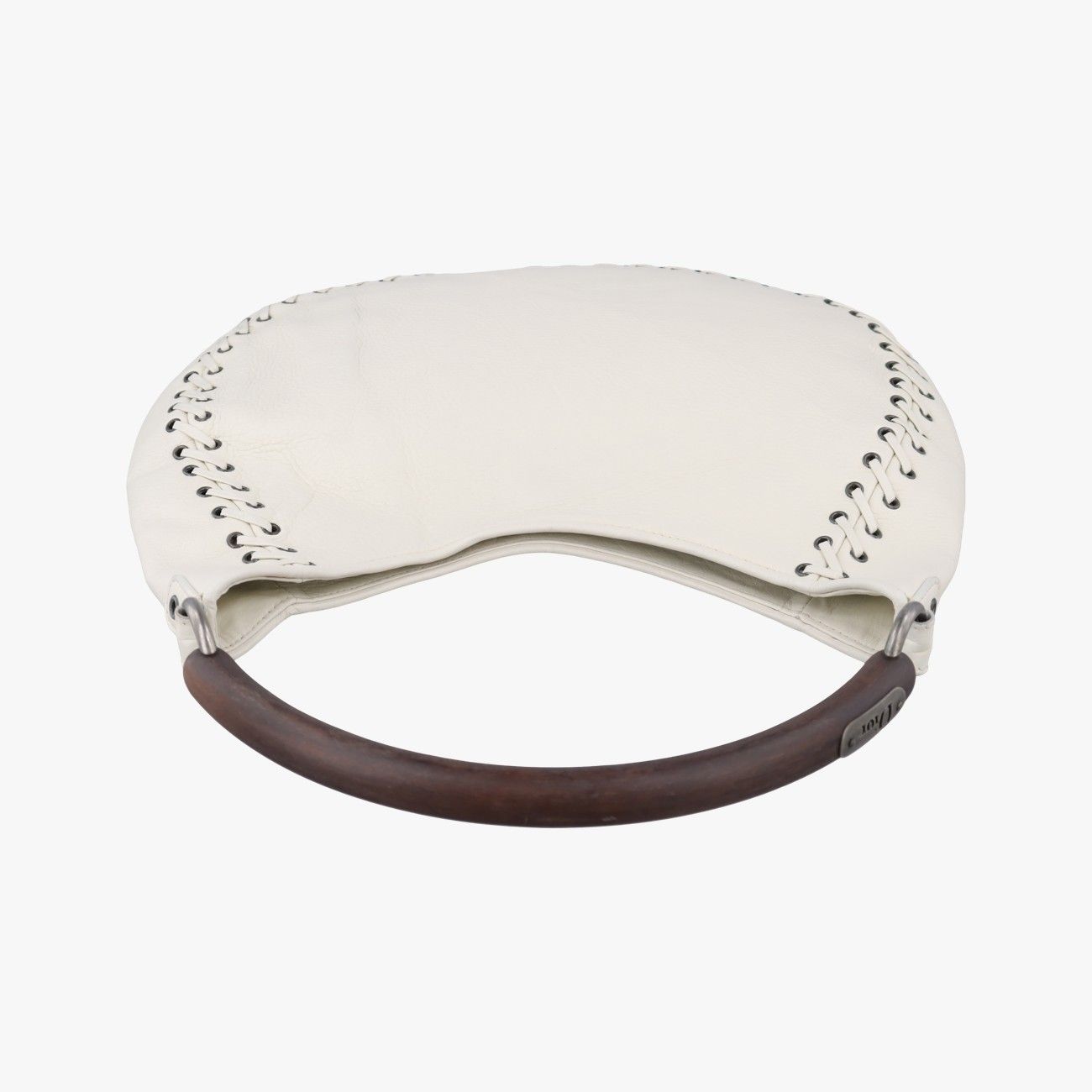 Dior Ethnic Hobo White Leather — view 8