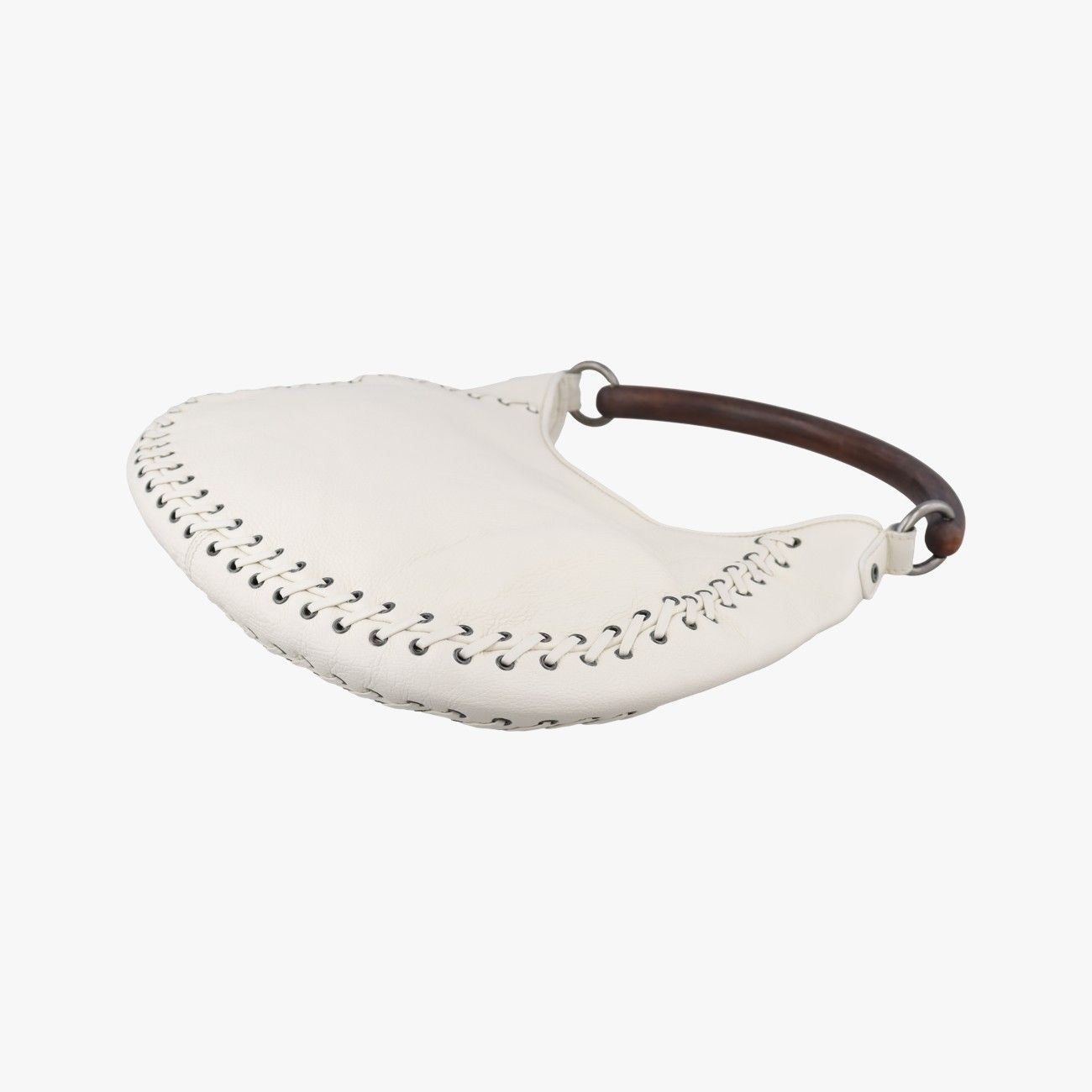 Dior Ethnic Hobo White Leather — view 4