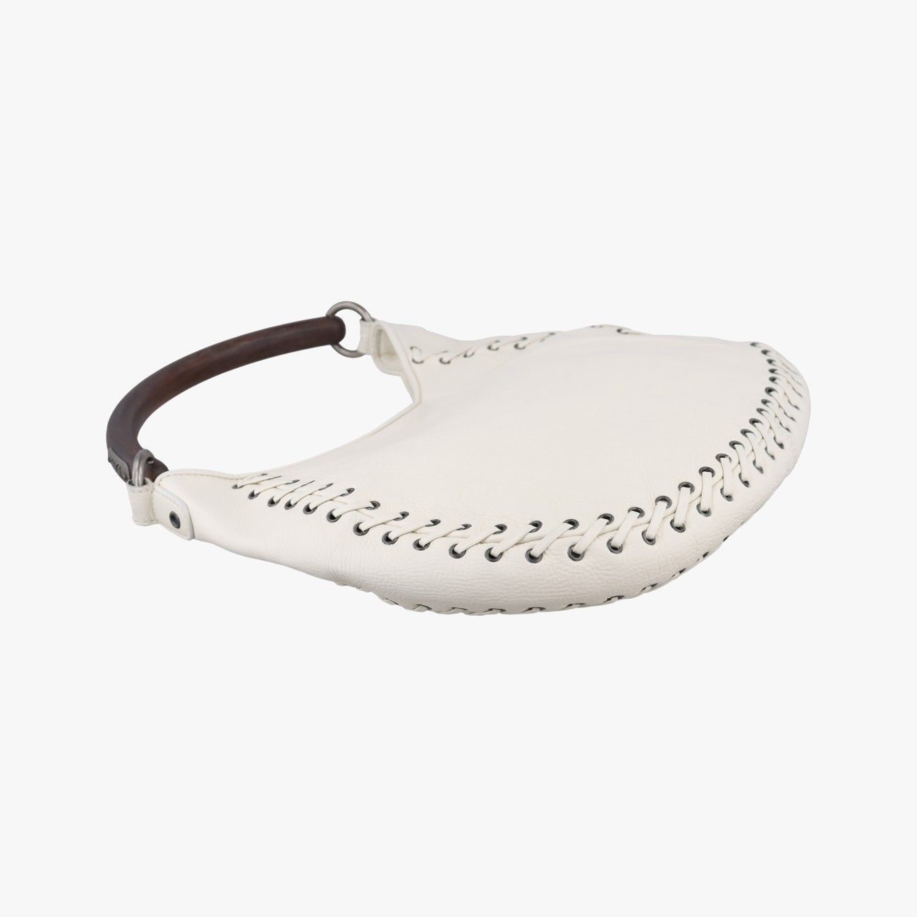 Dior Ethnic Hobo White Leather — view 5