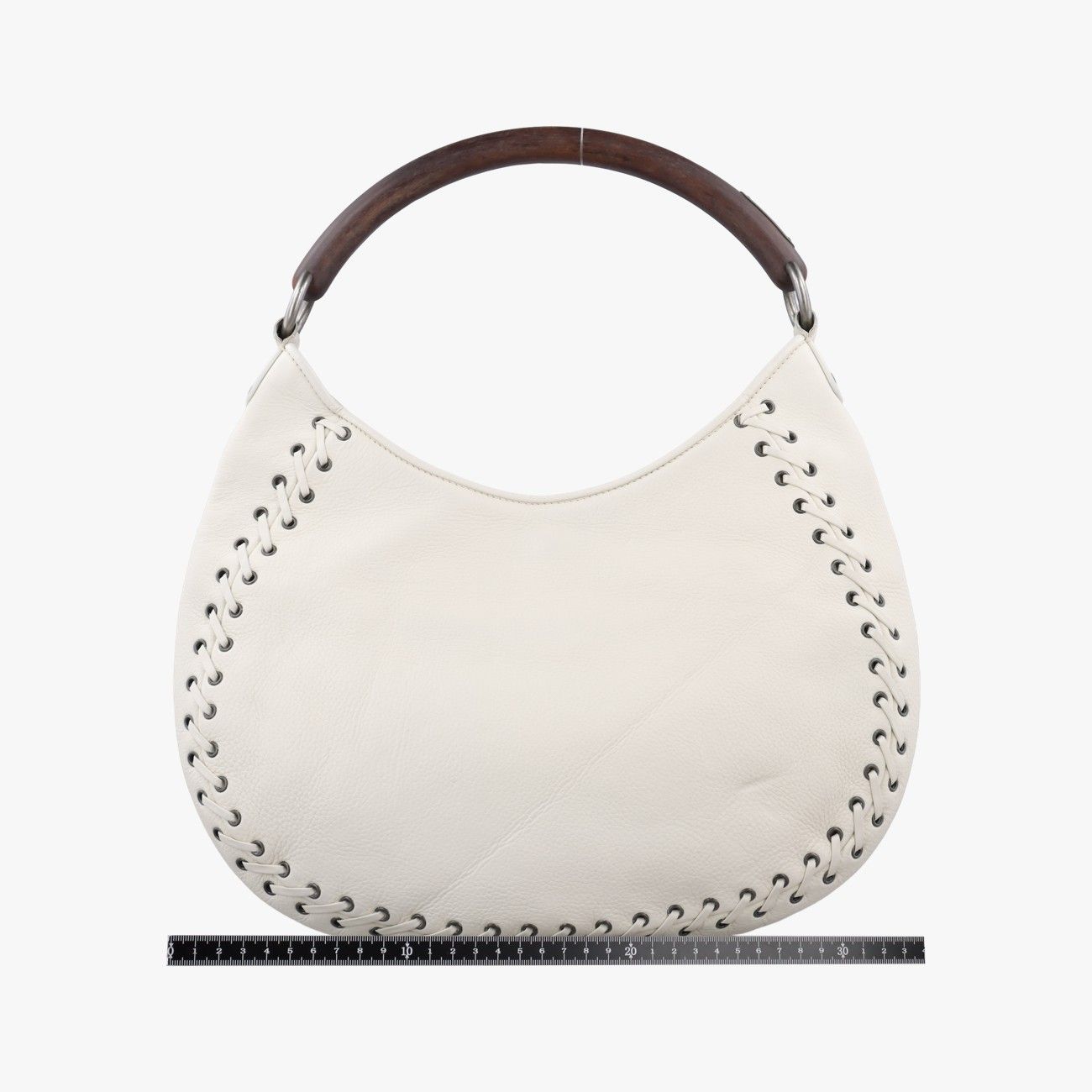 Dior Ethnic Hobo White Leather — view 2