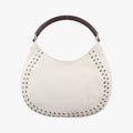 Dior Ethnic Hobo White Leather