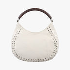 Dior Ethnic Hobo White Leather
