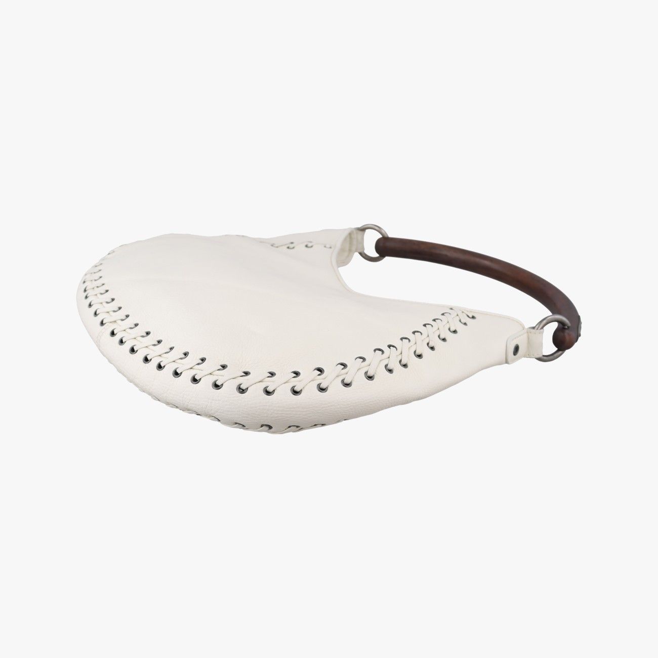 Dior Ethnic Hobo White Leather — view 6