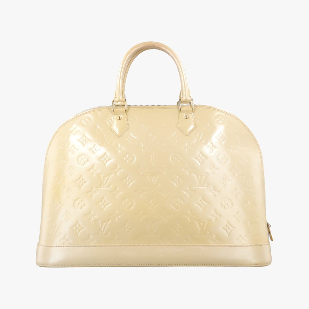 Louis Vuitton Alma GM Blanc Corail Vernis Handbag