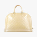 Louis Vuitton Alma GM Blanc Corail Vernis Handbag