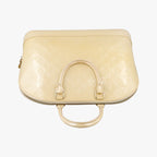 Louis Vuitton Alma GM Blanc Corail Vernis Handbag — view 8