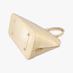 Louis Vuitton Alma GM Blanc Corail Vernis Handbag — view 4