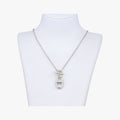 Hermes Chaine D'ancre Amulet Silver Necklace