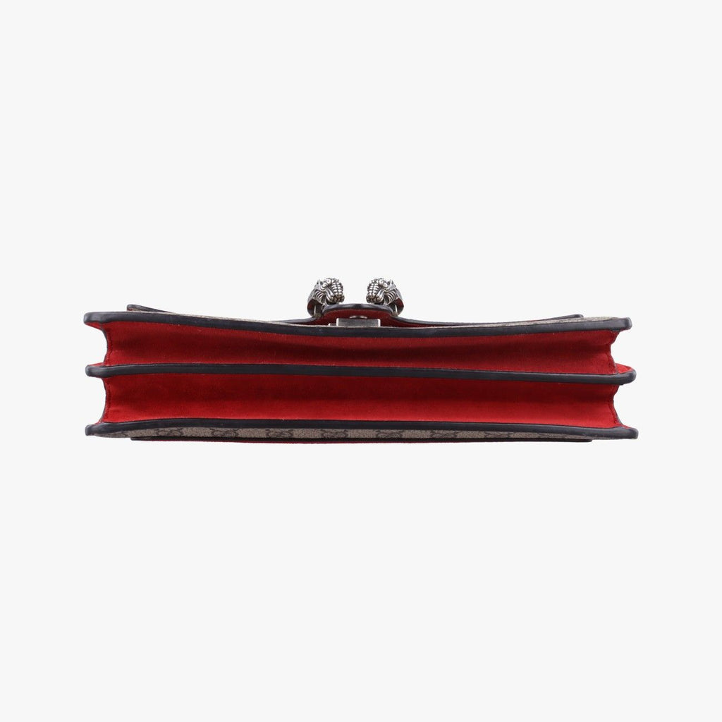 Gucci Dionysus Beige Red Canvas Suede Shoulder — view 3