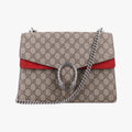 Gucci Dionysus Beige Red Canvas Suede Shoulder