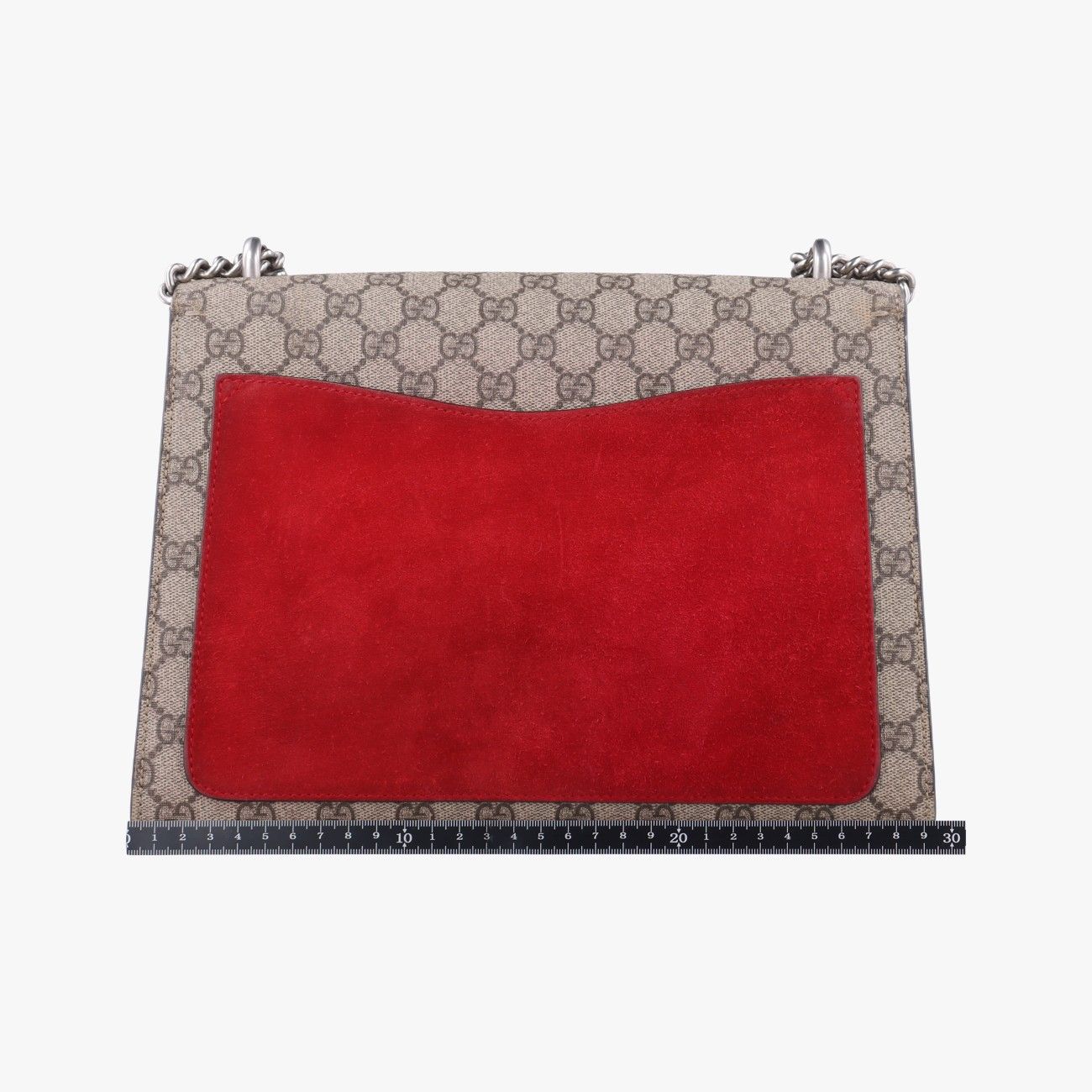 Gucci Dionysus Beige Red Canvas Suede Shoulder — view 2