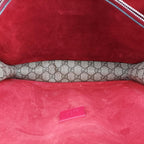 Gucci Dionysus Beige Red Canvas Suede Shoulder — view 9