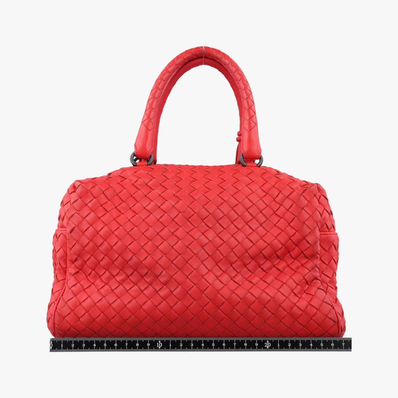 Bottega Veneta Intrecciato Red Lambskin Shoulder — view 2