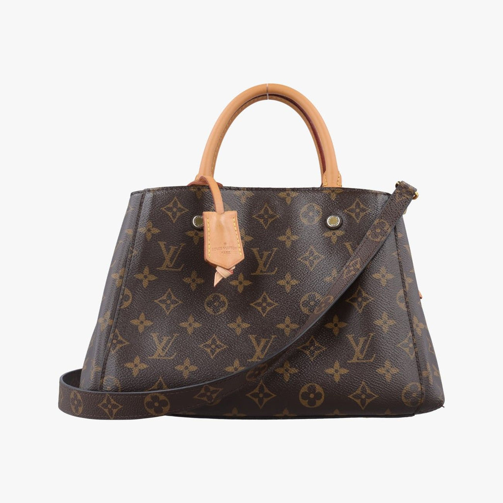 Louis Vuitton Montaigne MM Monogram Brown Canvas Shoulder