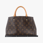 Louis Vuitton Montaigne MM Monogram Brown Canvas Shoulder — view 2