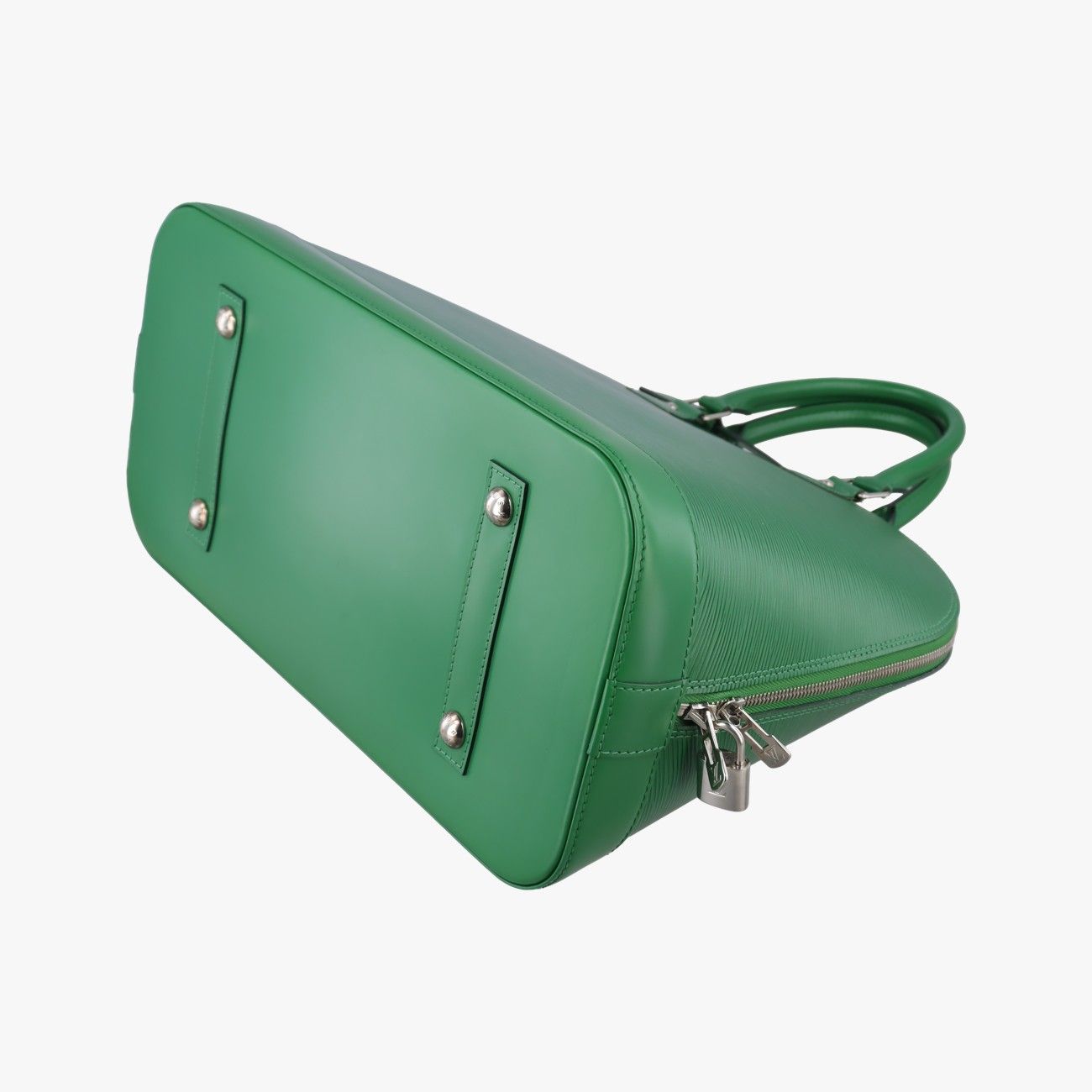 Louis Vuitton Alma GM Green Epi Handbag — view 6