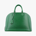 Louis Vuitton Alma GM Green Epi Handbag