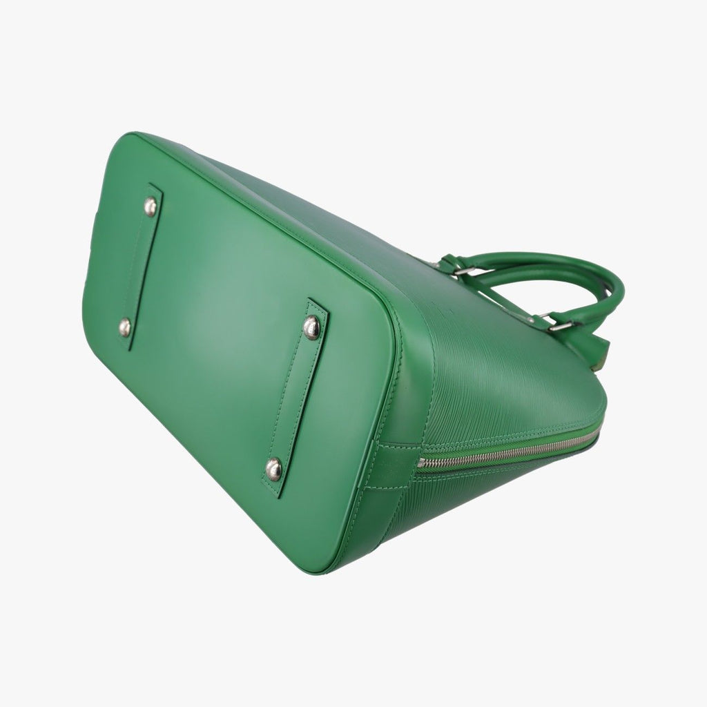 Louis Vuitton Alma GM Green Epi Handbag — view 4
