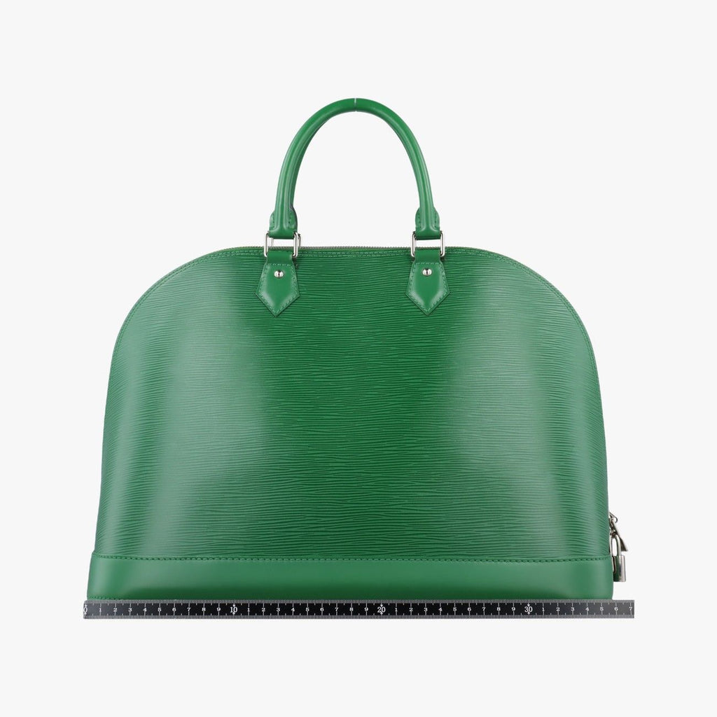 Louis Vuitton Alma GM Green Epi Handbag — view 2