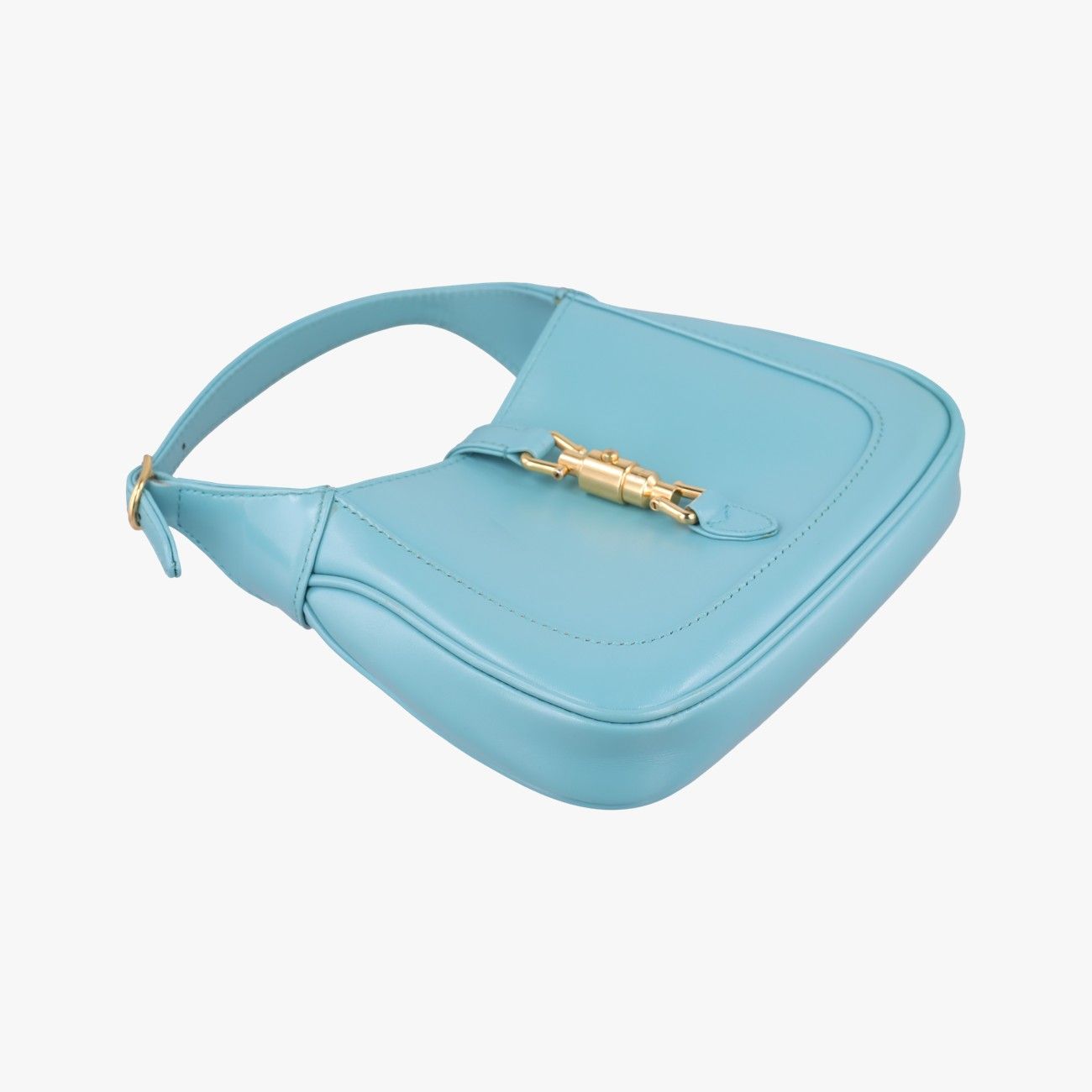 Gucci Jackie Blue Leather Shoulder — view 5