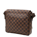 Louis Vuitton Damier District PM Crossbody Shoulder Bag Brown Leather