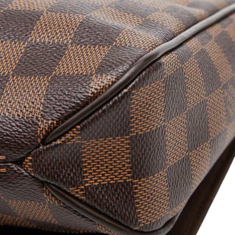 Louis Vuitton Damier District PM Crossbody Shoulder Bag Brown Leather