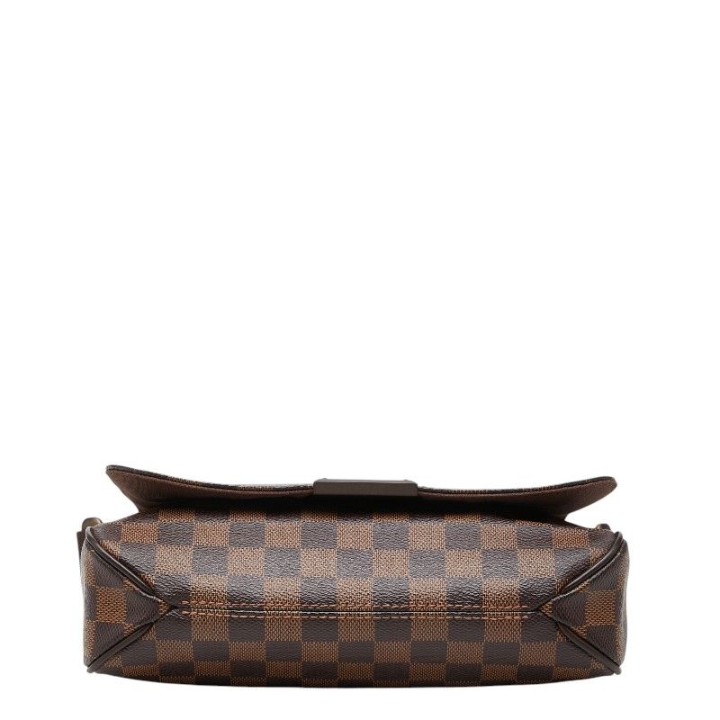 Louis Vuitton Damier District PM Crossbody Shoulder Bag Brown Leather