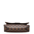 Louis Vuitton Damier District PM Crossbody Shoulder Bag Brown Leather