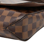 Louis Vuitton Damier District PM Crossbody Shoulder Bag Brown Leather