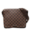 Louis Vuitton Damier District PM Crossbody Shoulder Bag Brown Leather