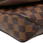 Louis Vuitton Damier District PM Crossbody Shoulder Bag Brown Leather