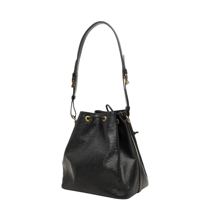 Louis Vuitton Epi Petit Noe Shoulder Bag Noir Black Leather