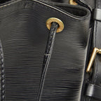 Louis Vuitton Epi Petit Noe Shoulder Bag Noir Black Leather