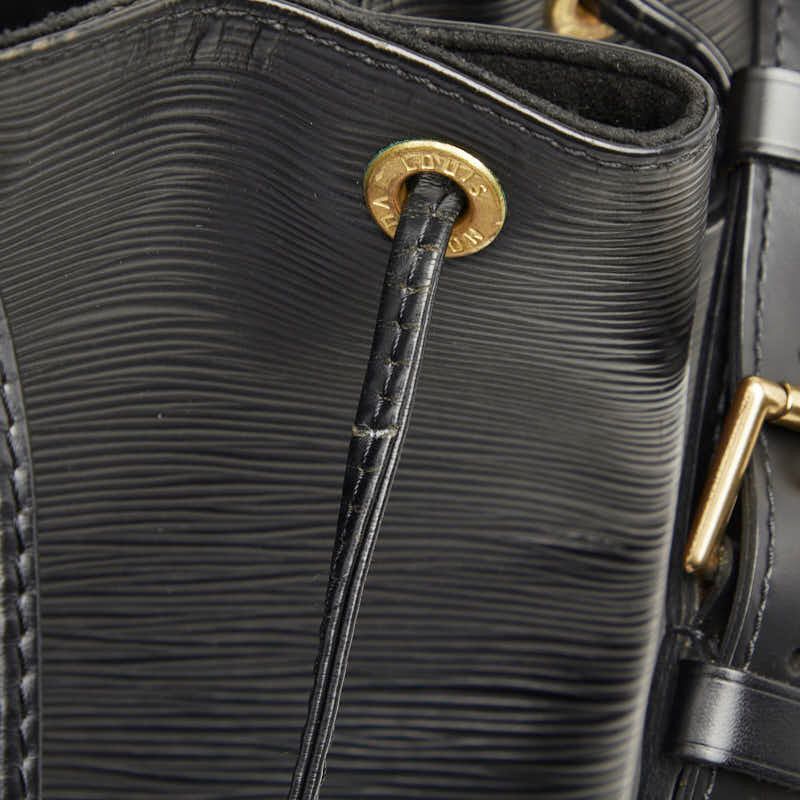 Louis Vuitton Epi Petit Noe Shoulder Bag Noir Black Leather