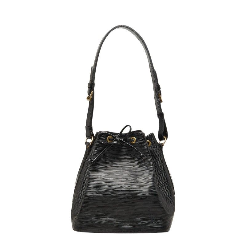 Louis Vuitton Epi Petit Noe Shoulder Bag Noir Black Leather
