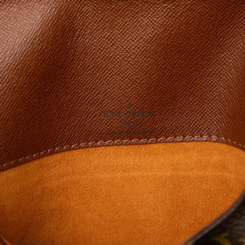 Louis Vuitton Monogram Musette Tango Short Shoulder Bag Brown Leather