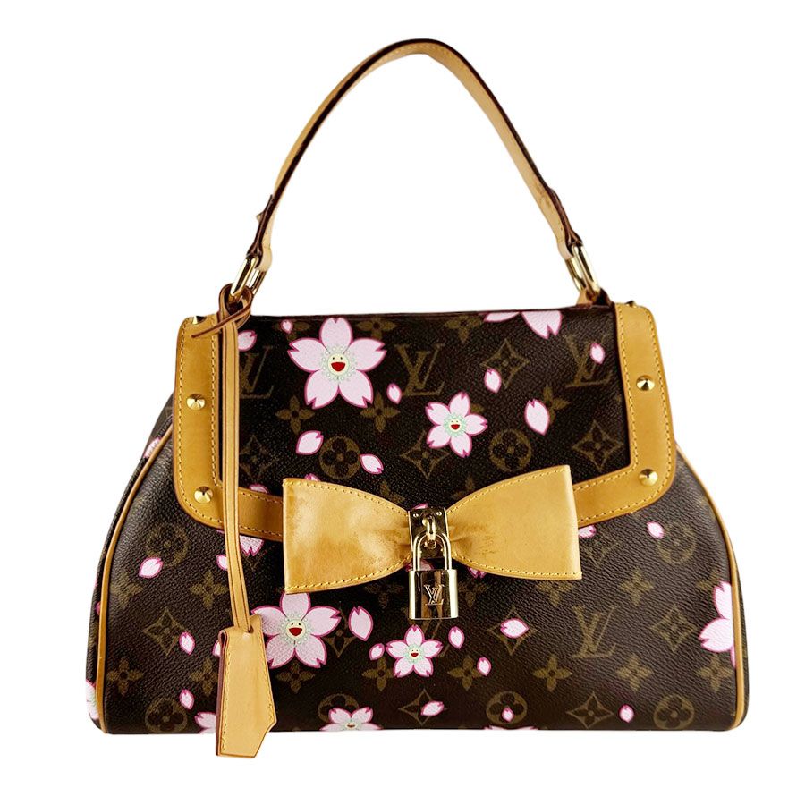 Louis Vuitton Handbag Monogram Cherry Blossom Sac Retro PM